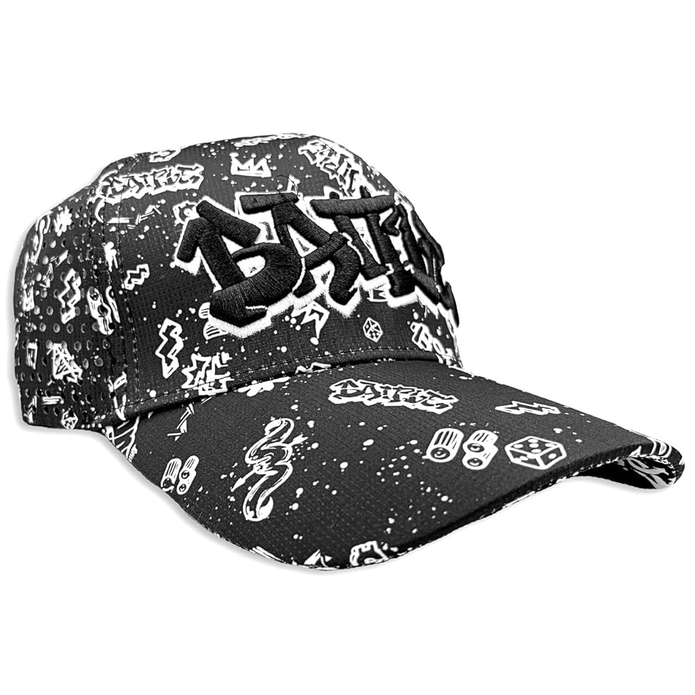 Battle Graffiti Trucker Hat, Moisture-Wicking, Breathable